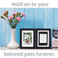 Hot sale Dog or Cat Paw Print Pet Keepsake Footprint Kit Photo Frame With Clay Pet Lovers Pet Memorial Picture Frame kids gift